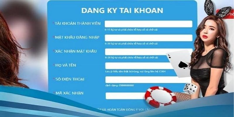 Đăng ký tài khoản cá nhân trải nghiệm cá cược an toàn